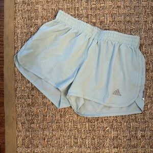 Women’s adidas icy blue shorts